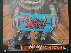 Critters ROLLED uk video shop film poster