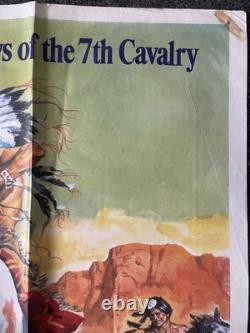 Custer Of The West Original 1967 Quad Uk Poster Robert Shaw