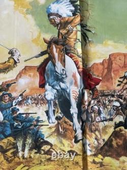 Custer Of The West Original 1967 Quad Uk Poster Robert Shaw