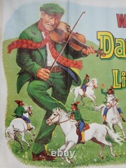 DARBY O'GILL AND THE LITTLE PEOPLE (1959, RR1978) original UK quad poster -DISNEY