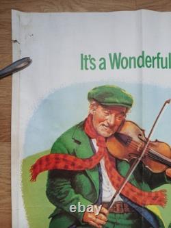 DARBY O'GILL AND THE LITTLE PEOPLE (1959, RR1978) original UK quad poster -DISNEY