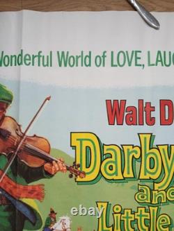 DARBY O'GILL AND THE LITTLE PEOPLE (1959, RR1978) original UK quad poster -DISNEY