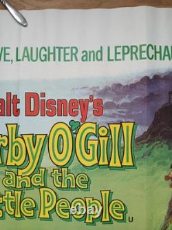 DARBY O'GILL AND THE LITTLE PEOPLE (1959, RR1978) original UK quad poster -DISNEY