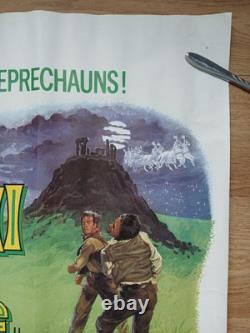 DARBY O'GILL AND THE LITTLE PEOPLE (1959, RR1978) original UK quad poster -DISNEY