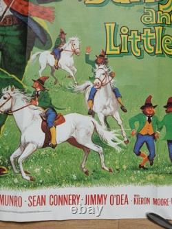DARBY O'GILL AND THE LITTLE PEOPLE (1959, RR1978) original UK quad poster -DISNEY