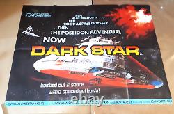 DARK STAR 1974 JOHN CARPENTER POSTER original UK QUAD 30x40 1970s