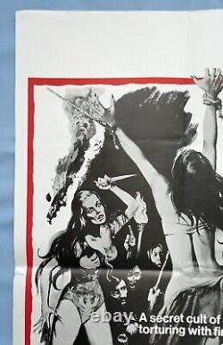 DAUGHTERS OF SATAN / SUPERBEAST (1972) rare original UK quad movie poster HORROR