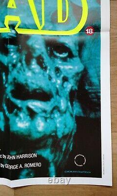 DAY OF THE DEAD (1985) original UK quad movie poster Romero ZOMBIE horror