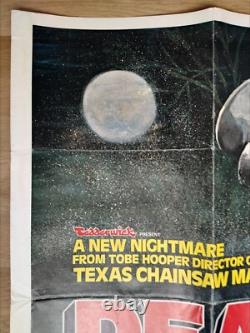 DEATH TRAP (EATEN ALIVE) (1977) rare original UK quad poster -Tobe Hooper horror