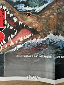 DEATH TRAP (EATEN ALIVE) (1977) rare original UK quad poster -Tobe Hooper horror