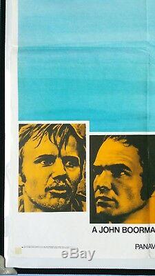 DELIVERANCE (1972) original UK quad movie poster John Boorman Burt Reynolds