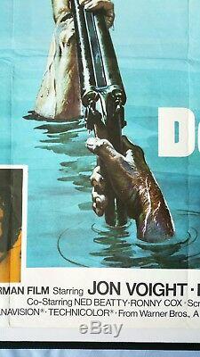 DELIVERANCE (1972) original UK quad movie poster John Boorman Burt Reynolds