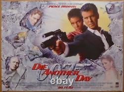 DIE ANOTHER DAY (2002) original UK quad film/movie poster D/S, James Bond 007