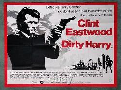 DIRTY HARRY (1971) (RR1974) original UK quad movie poster CLINT EASTWOOD