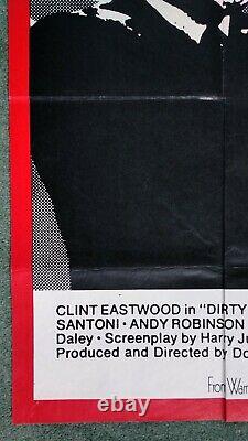 DIRTY HARRY (1971) (RR1974) original UK quad movie poster CLINT EASTWOOD