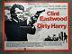 Dirty Harry (1971, Rr1974) Original Uk Quad Movie Poster Clint Eastwood