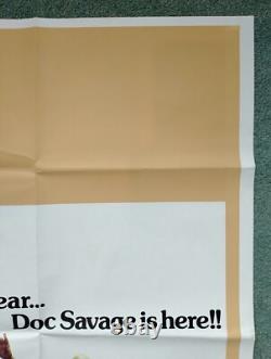 DOC SAVAGE THE MAN OF BRONZE (1975) original UK quad movie poster