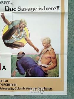 DOC SAVAGE THE MAN OF BRONZE (1975) original UK quad movie poster