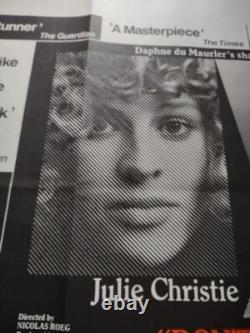 DON'T LOOK NOW Original UK Quad Film Poster 40 x 30 Cert X Horror Movie