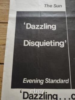 DON'T LOOK NOW Original UK Quad Film Poster 40 x 30 Cert X Horror Movie