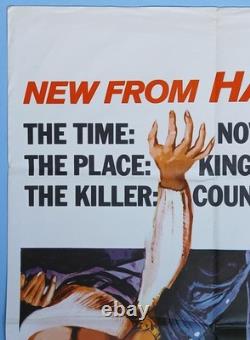 DRACULA A. D. 1972 (1972) original UK QUAD POSTER -Christopher Lee, Peter Cushing