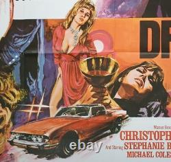 DRACULA A. D. 1972 (1972) original UK QUAD POSTER -Christopher Lee, Peter Cushing
