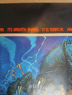 DRAGONSLAYER (1981) rare ROLLED original UK quad movie poster Bysouth art