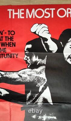 DRAGON'S TEETH Shao Lin zi di (1974) rare original UK quad movie poster KUNG FU