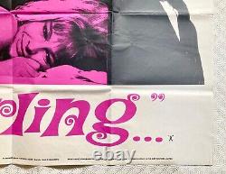 Darling Original 1965 Quad Poster Dirk Bogarde Laurence Harvey Julie Christie