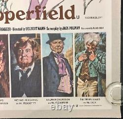 David Copperfield Original Quad Movie Poster LINEN BACKED Attenborough 1969