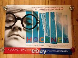 David Hockney Original Cinema Poster Quad Size Rare