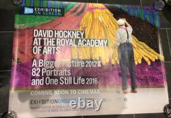 David Hockney Royal Acad. Arts Quad Movie Poster (30x40) unused