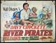 Davy Crockett And The River Pirates Original Quad Movie Cinema Poster Disney 56