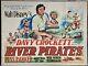 Davy Crockett And The River Pirates Original Quad Movie Poster Fess Parker 1956