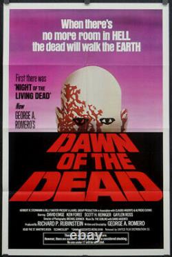 Dawn Of The Dead 1978 Original 27x41 Nm Movie Poster George A. Romero David Emge