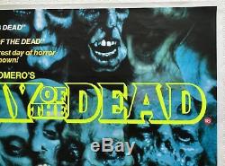 Day Of The Dead Movie Original Quad Film Poster 1985 George A. Romero Zombies