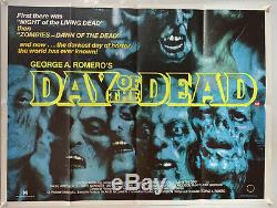 Day Of The Dead Original UK British Quad Film Poster 1985 Romero