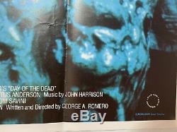 Day Of The Dead Original UK British Quad Film Poster 1985 Romero