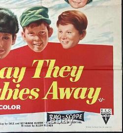 Day They gave Babies Away ORIGINAL Quad Movie Film Cinema Poster Glynis Johns 57
