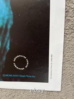 Day of the Dead Original Quad Movie Poster George A Romero 1985