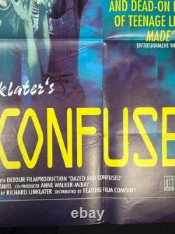 Dazed and Confused 1993 Original UK Quad Movie Poster Matthew McConaughey
