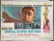 Deadfall Original Quad Movie Cinema Poster Michael Caine Bryan Forbes 1968