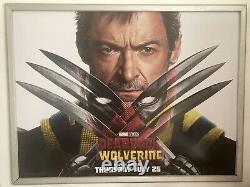 Deadpool Wolverine Original Quad Cinema Poster