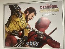 Deadpool Wolverine Original Quad Cinema Poster