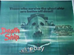 Death Ship Movie Film Poster 1980 Vintage Uk Quad Poster Rare Cult Horror Poster