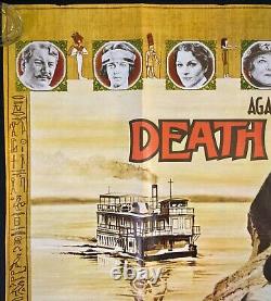 Death on the Nile Original Quad Movie Poster Agatha Christie Maggie Smith 1978