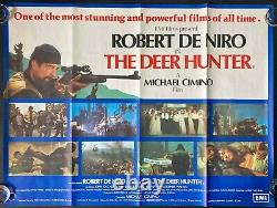 Deer Hunter Original Quad Movie Cinema Poster Robert DeNiro Michael Cimino 1978