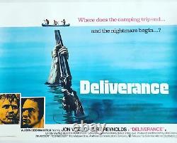 Deliverance Linen Backed UK Quad Film Poster (1972) Jon Voight