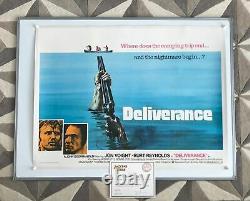 Deliverance Linen Backed UK Quad Film Poster (1972) Jon Voight