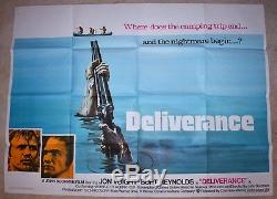 Deliverance film poster UK Quad Burt Reynolds Jon Voight